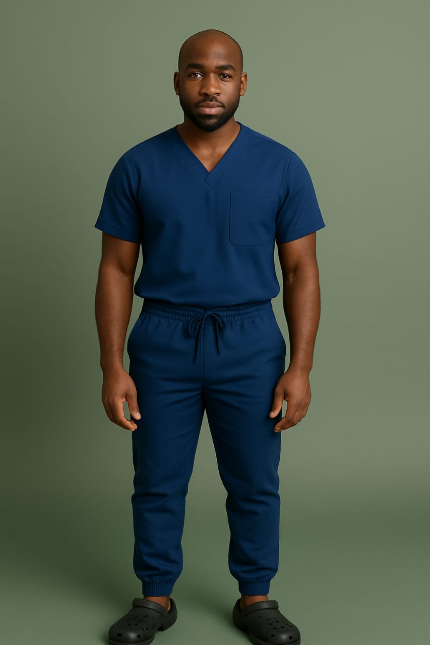 Men Jogger Scrub Set - 4 way Stretch Comfort