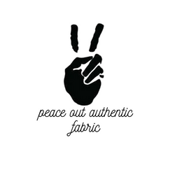Peace Out Authentic Fabrics