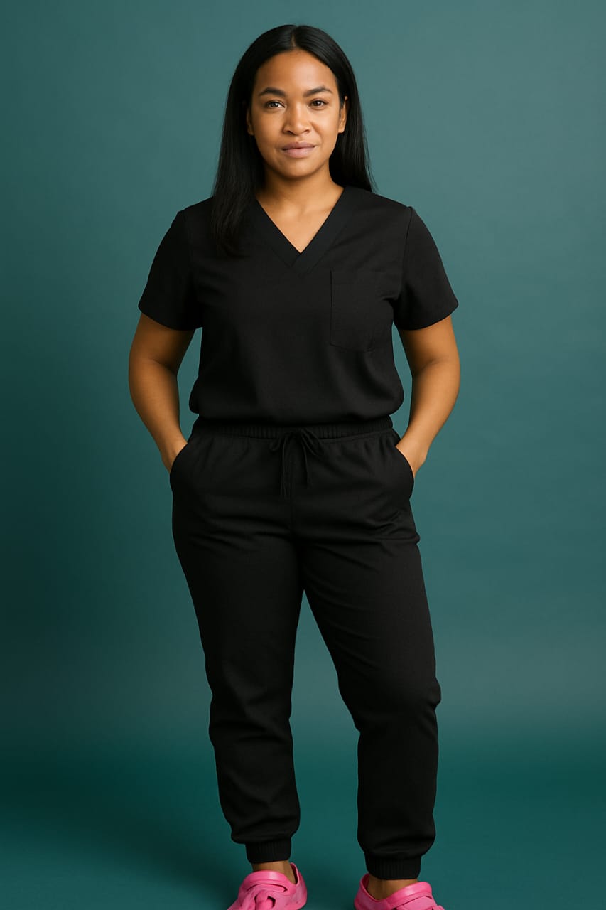 Women Jogger Scrub Set - 4 Way Strecth Comfort