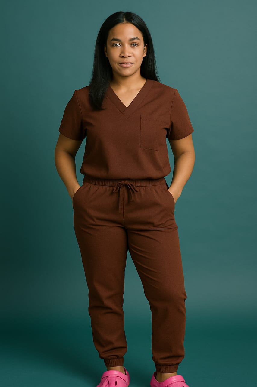 Women Jogger Scrub Set - 4 Way Strecth Comfort