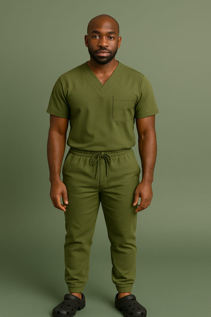 Men Jogger Scrub Set - 4 way Stretch Comfort